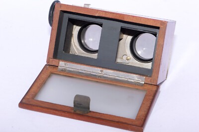 ANTIQUE Jules RICHARD VERASCOPE 45x107mm STEREOSCOPE Stereo VIEWER