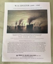 W.A. Coulter at Fred Kline gallery exhibition ad 1997 vintge art magazine print