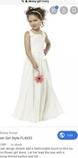 New Size 4 Dessy Group Flower Girl Dress