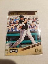 2019 Chronicles Playoff Jose Abreu #18 Gold Parallel 9/199 White Sox