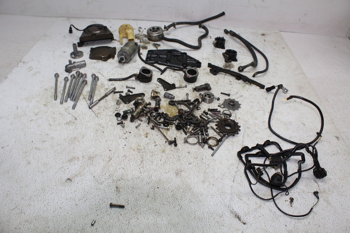 00-02 KAWASAKI NINJA ZX6R ZX600J ENGINE PARTS AND HARDWARE LOT | eBay