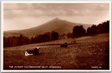The Mither Tap Benachie Near Inverurie Real Photo RPPC Postcard