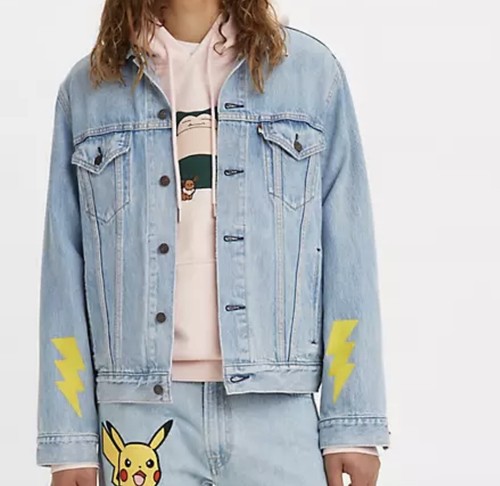 Levis x Pokemon Pikachu Jean Jacket 