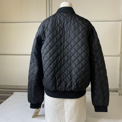 LEVI'S Rautenstepp Bomberjacke Damen Größe M schwarz - Bild 6 von 7