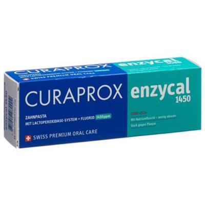 Curaprox Enzycal 1450 toothpaste German/French/English 75