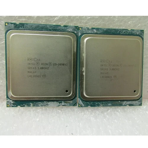 Matched pair Intel Xeon E5-2690 V2 E5-2690V2 SR1A5 3.0GHz 10-Core LGA2011 CPU
