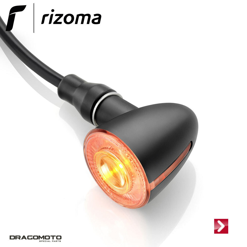 Clignotant Avant RIZOMA Corsa LED Pour Kawasaki Z750 (2003-2006) - Noir Mat - Neuf