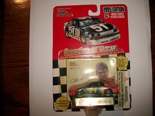 RACING CHAMPIONS, 1995 EDITION, STOCK CAR WITH COLLECTORS CARD AND DISPLAY STAND