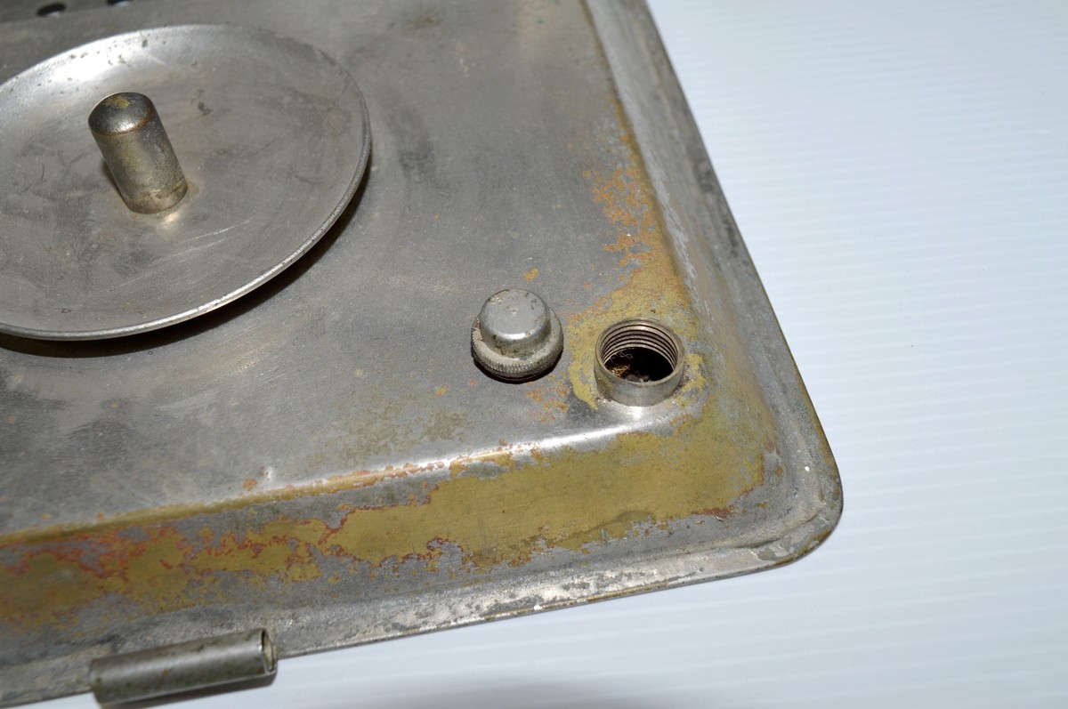 Ancien Réchaud Chauffe-plat La Frileuse En Laiton Par Cavaille Paris