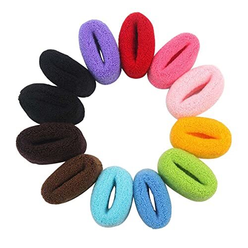 12 Pcs Women Elastic Hair Band Rope Scrunchie Ponytail Holder Assorted Color - Picture 1 of 8