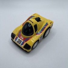Vintage Pull Back F1 Plastic Cars Mini Action Team TDL E.BO