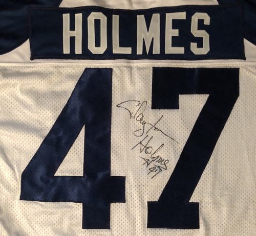 Dallas Cowboys Clayton Holmes Autographed game issued Vintage Apex Jersey 75th - Picture 2 of 11