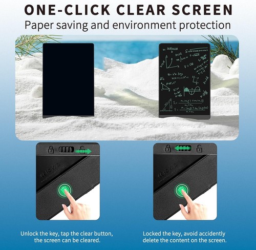 Eco-Conscious 9.5-Inch LCD Notepad - Perfect Gift for Creativity & Organization - Picture 7 of 10