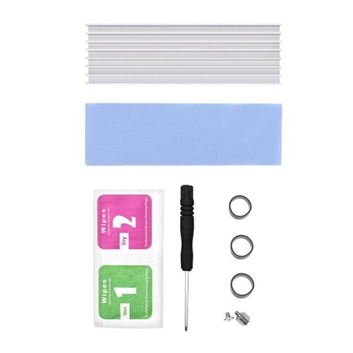 M.2 Solid State Hard Drive SSD Heatsink Aluminum SSD Radiator M.2 NVME Cooler - Photo 13/16