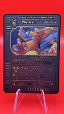 Carta Pokemon METALLO Nero da esposizione/regalo Crystal Charizard Skyridge