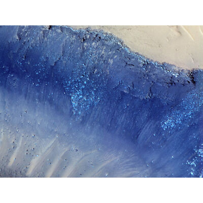 Mars Nasa Space Orbiter Erdrutsche Cerberus Fossae großer Wandkunstdruck 18 x 24 Zoll