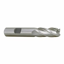 1//4/" 3 Flute 3//4/"LOC .015/" Radius Benchmark ZRN Carbide End Mill For Aluminum