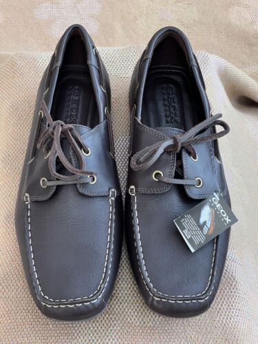 GEOX Respira Men U Snake M.M Tumbled Leather Black Moc Loafer U9107M 0046 C6009