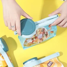 2PC Bag Clips with Cap Seal Cap  Pour Suitable for Chip Bag Plastic Bag Morden