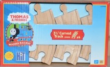 Thomas  Friends Wood Track - 3 1/2" Curved Track - 4 pcs 99908 LC NEW