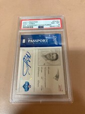 Psa 8 2021 Prestige Mac Jones NFL passport rc rookie signatures