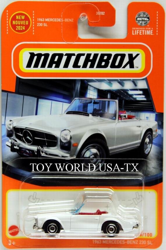 2024 Matchbox #86 MBX Showroom 1963 Mercedes-Benz 230 SL