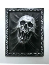 Skull Mini Wall Sculpture by R.J. Marino, limited edition & signed