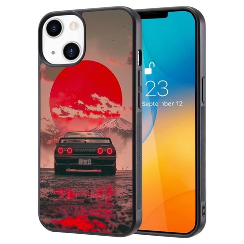 For iPhone SE4 16E 12 13 14 15 16 Pro Max Protective Cover Comic Cars JDM Racing - Picture 22 of 25