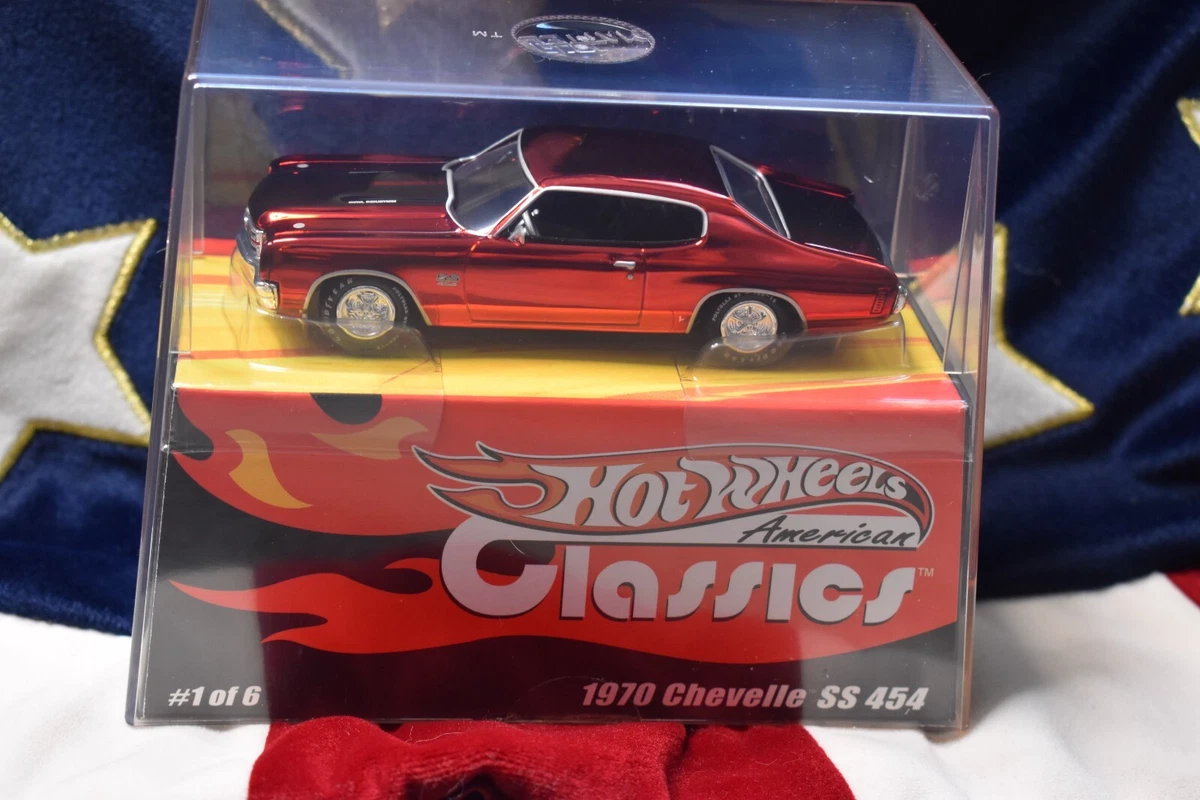 HOT WHEELS AMERICAN CLASSICS 1970 CHEVELLE SS 454 1/43 SUPER RARE 1365/2000