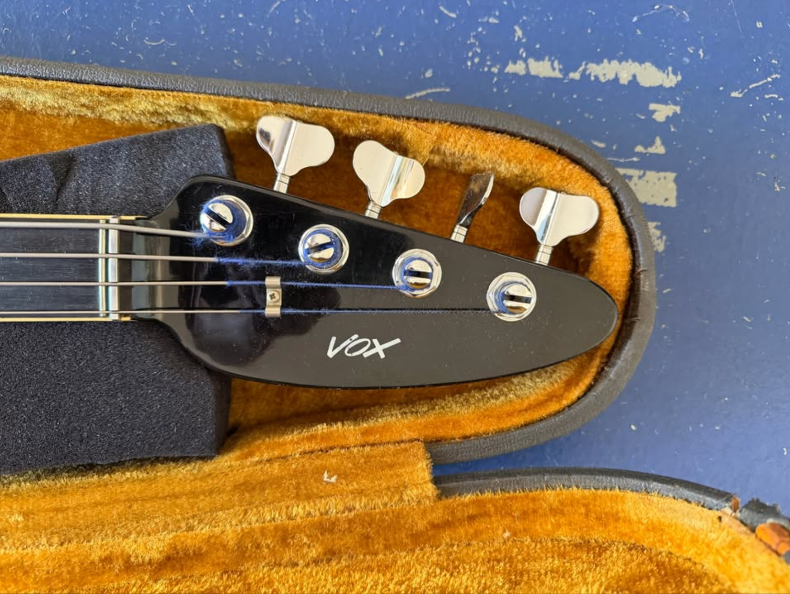Vintage Schaller Bass Tuners Set (4) Vox Phantom Rickenbacker Travis Bean Kramer