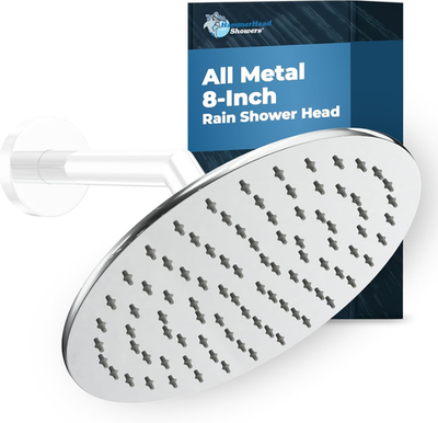 #ad #ad Hammerhead Showers® Solid Metal 8 Inch Rainfall Shower Head – CHROME Shower He $102.95