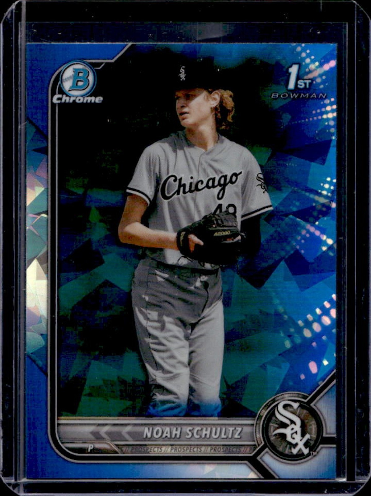 2022 Bowman Draft Sapphire Noah Schultz Chrome 1st Prospect #BDC-56 White Sox