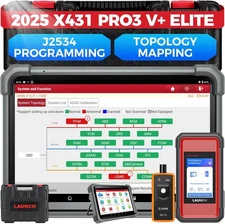 LAUNCH X431 PRO3S ELITE V+5.0 PRO5 Car Diagnostic Tool J2534 Programming Coding