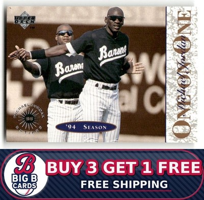 1995 Upper Deck Minor League #7 Michael Jordan One On One Birmingham Barons