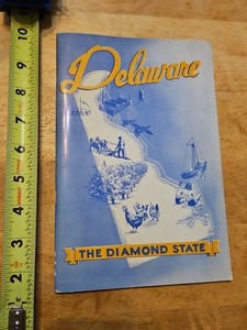 VINTAGE BOOKLET DELAWARE THE DIAMOND STATE