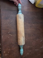 Primitive Great Patina Farmhouse Rotating Rolling Pin Vintage Loved Vtg
