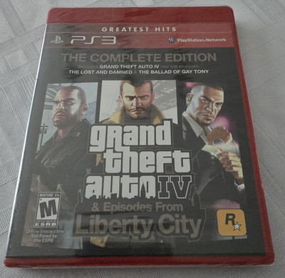 Grand Theft Auto IV The Complete Edition Greatest Hits PS3 Brand New and Sealed