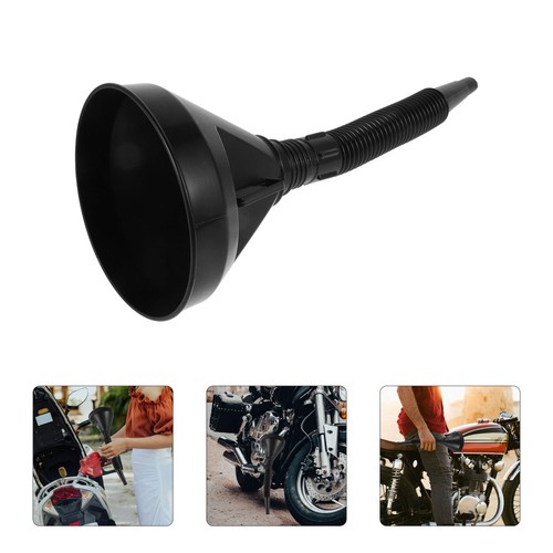Wide Mouth Fuel Funnel Funnels for Car with Flexible Hose Oil Change - 第 8/12 張圖片