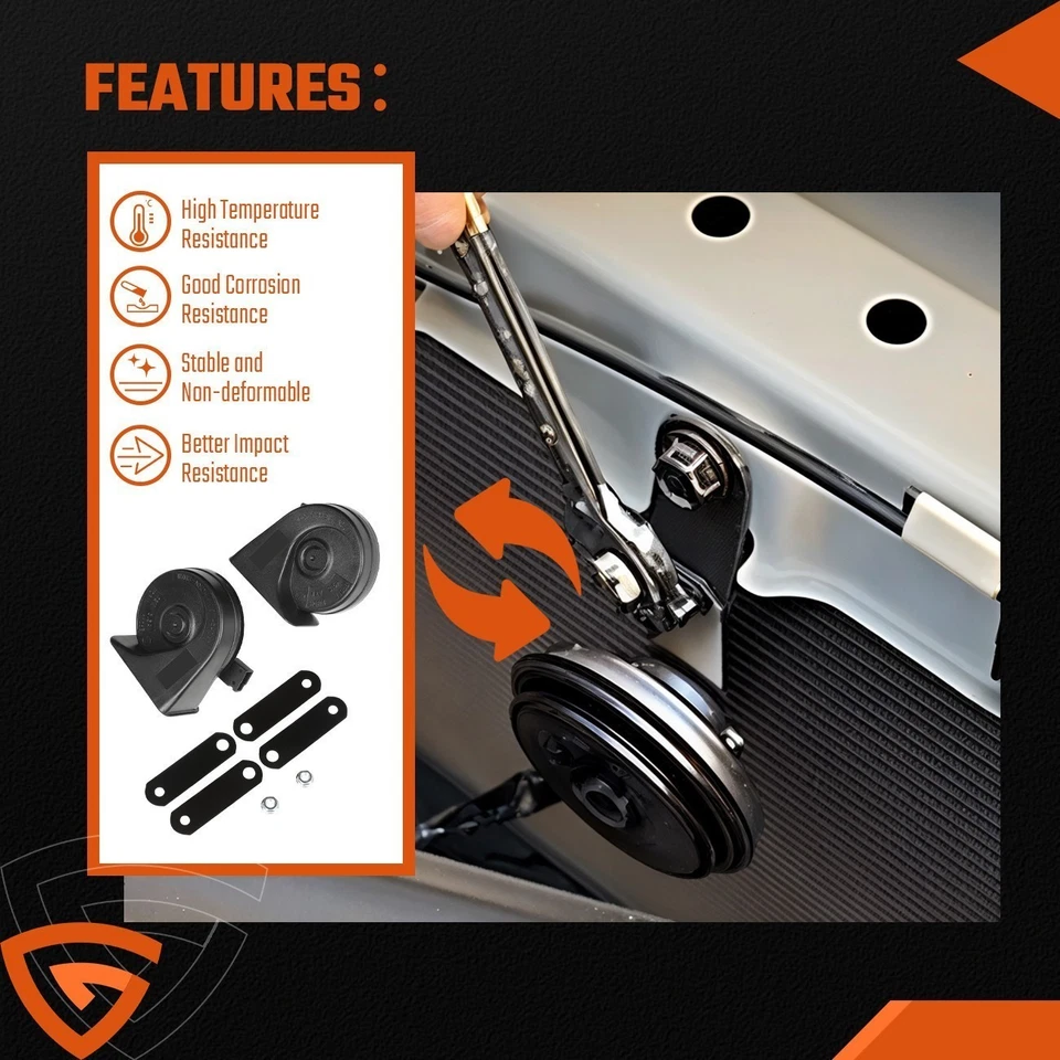 2 bocinas de caracol a prueba de polvo para Toyota Camry Tacoma Corolla Highlander #86510-04020 Foto 4 de 4