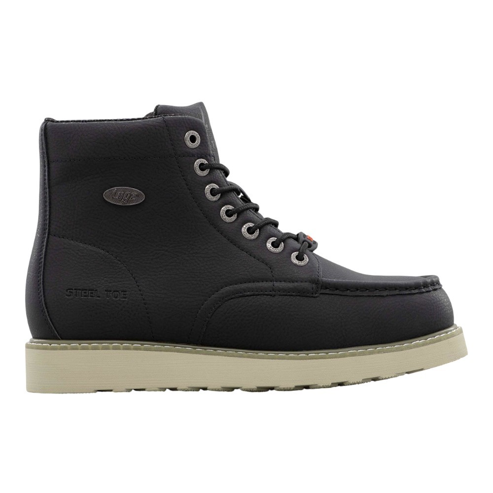 Lugz Monterey 5 Inch Slip Resistant Steel Toe Work Mens Black MMONTSTGV-0031 9790₽