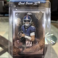 2025 Topps Chrome Football NFL Jaxson Dart (RC) Fortune 15 - GIANTS - ROOKIE