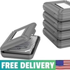 External Hard Drive Case For 3.5 Inch HDD/SSD 5 Packs Portable Hard Drive Carryi