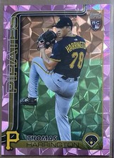 Thomas Harrington RC 2025 Topps Update Series #US273 Pink Diamante Foil