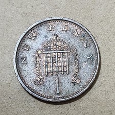 UNITED KINGDOM 🇬🇧 ONE (1) NEW PENNY COIN 1976 (QUEEN ELIZABETH II)