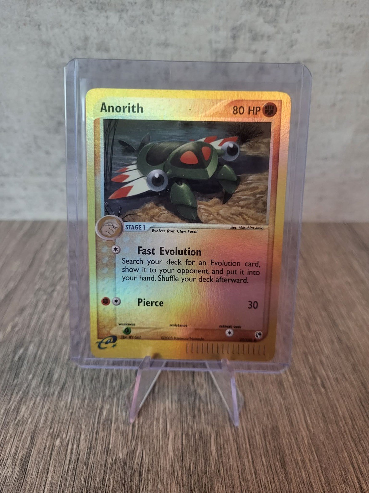 Pokemon TCG Anorith 27/100 Sandstorm Reverse Holo Card WOTC NM