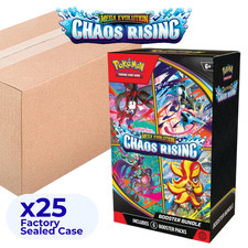 Pokemon ME04 Chaos Rising Booster Bundle Factory Sealed 25 Box Case - PRESALE