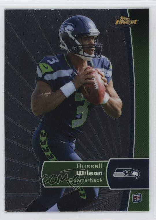 2012 Topps Finest Russell Wilson #140 15hj