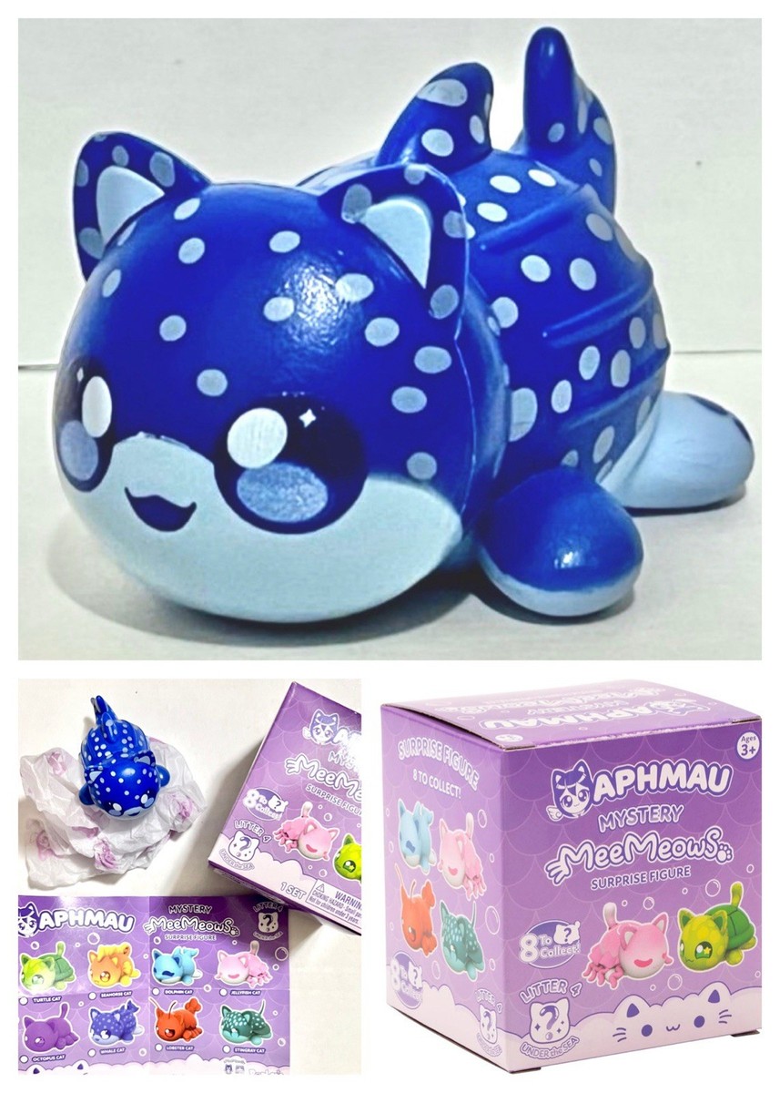 Aphmau Whale Shark CAT Mystery MeeMeows Toy Blind Box Figure Under