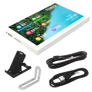 5 1 cm USB Écran secondaire d'ordinateur CPU GPU RAM HDD USB PC Affichage de l'écran de données