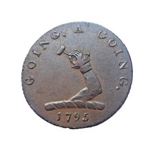 ROYAUME-UNI 1/2 penny token 1795 AUCTIONEER